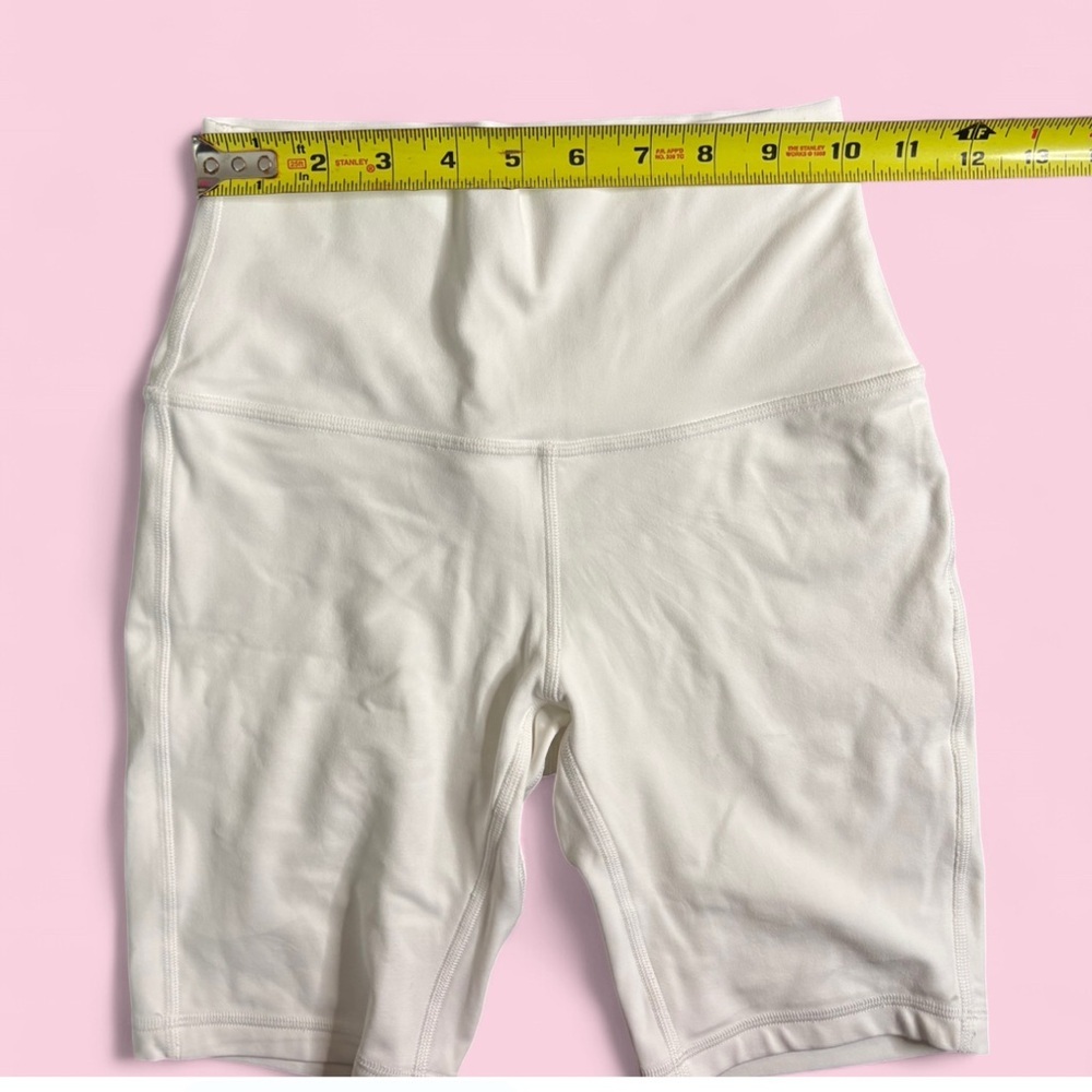 Lululemon Align High-Rise Short 8” White Size 4 - Picture 4 of 6